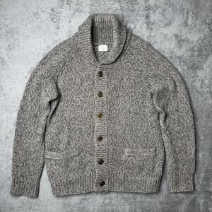 Hartford Gray Knit Cardigan Sweater